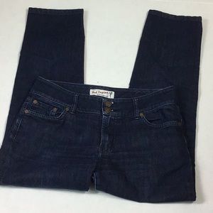 Red Engine Cinder Double Button Crop Jean Size 30